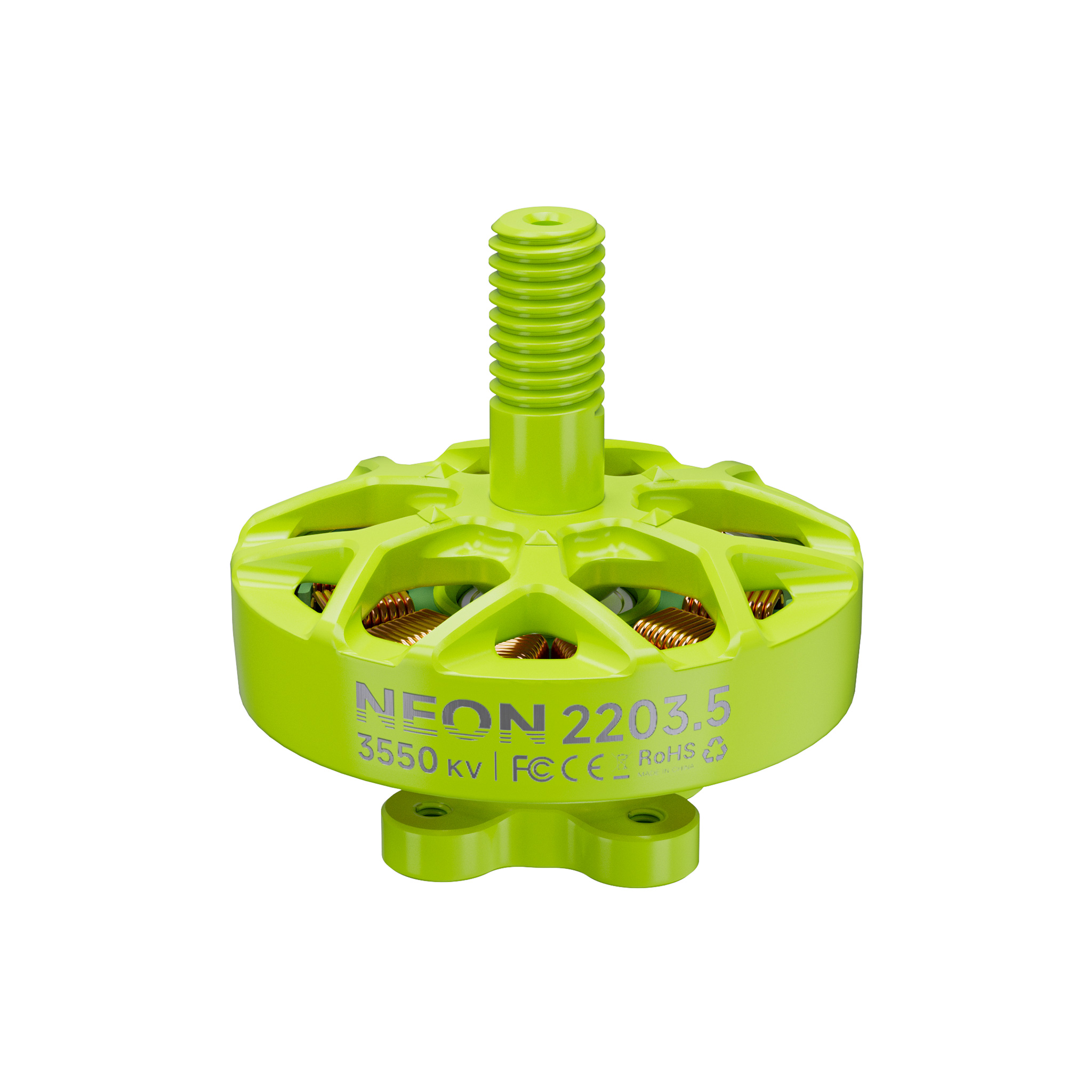 Brushless Motor MEPS NEON 2203.5 for 5 inch FPV Drone Long Range Fluorescent green 3550kv 4s for RC Drone