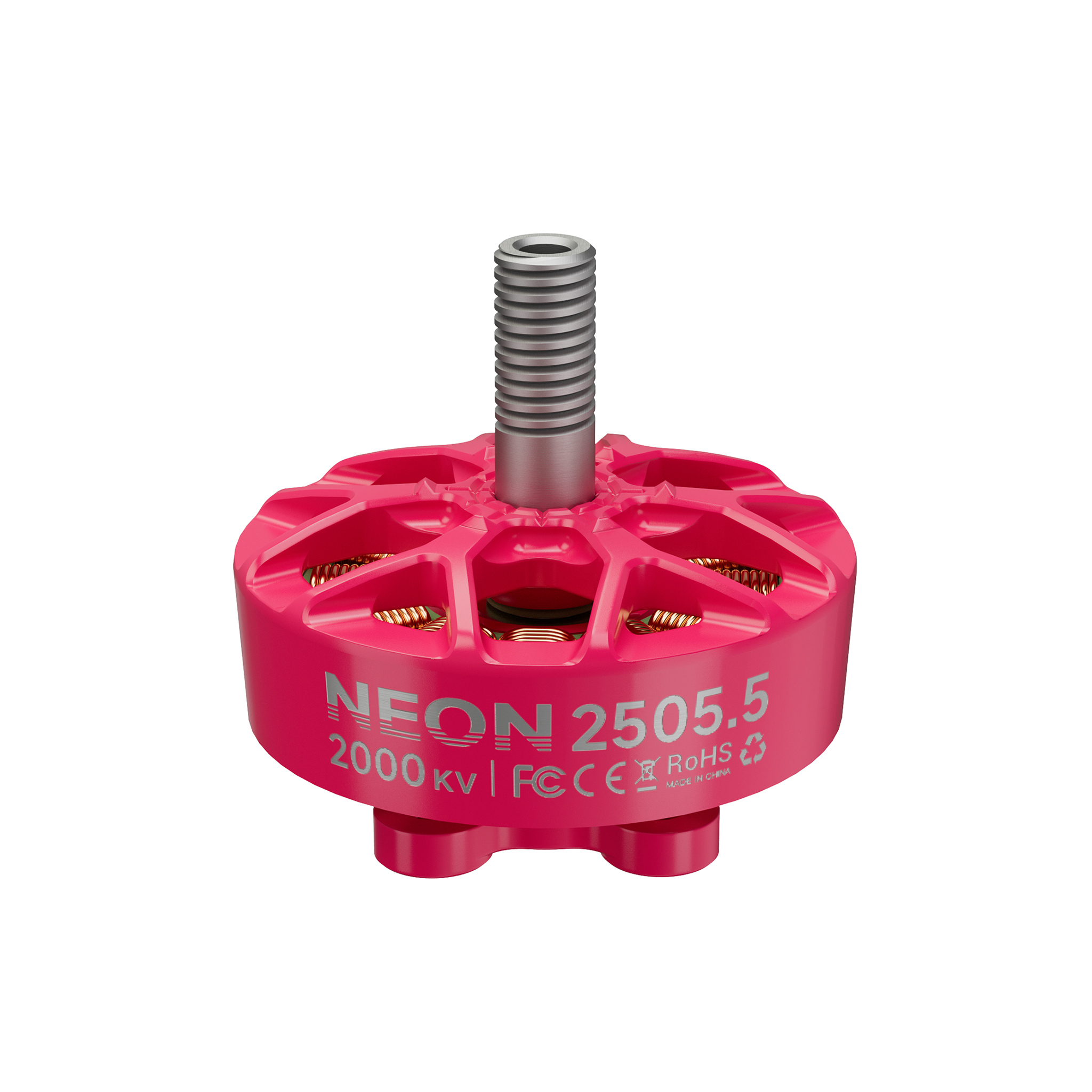 Brushless Motor MEPS NEON 2505.5 for 5 inch FPV Freestyle Fluorescent pink 2000kv 6s for RC Drone