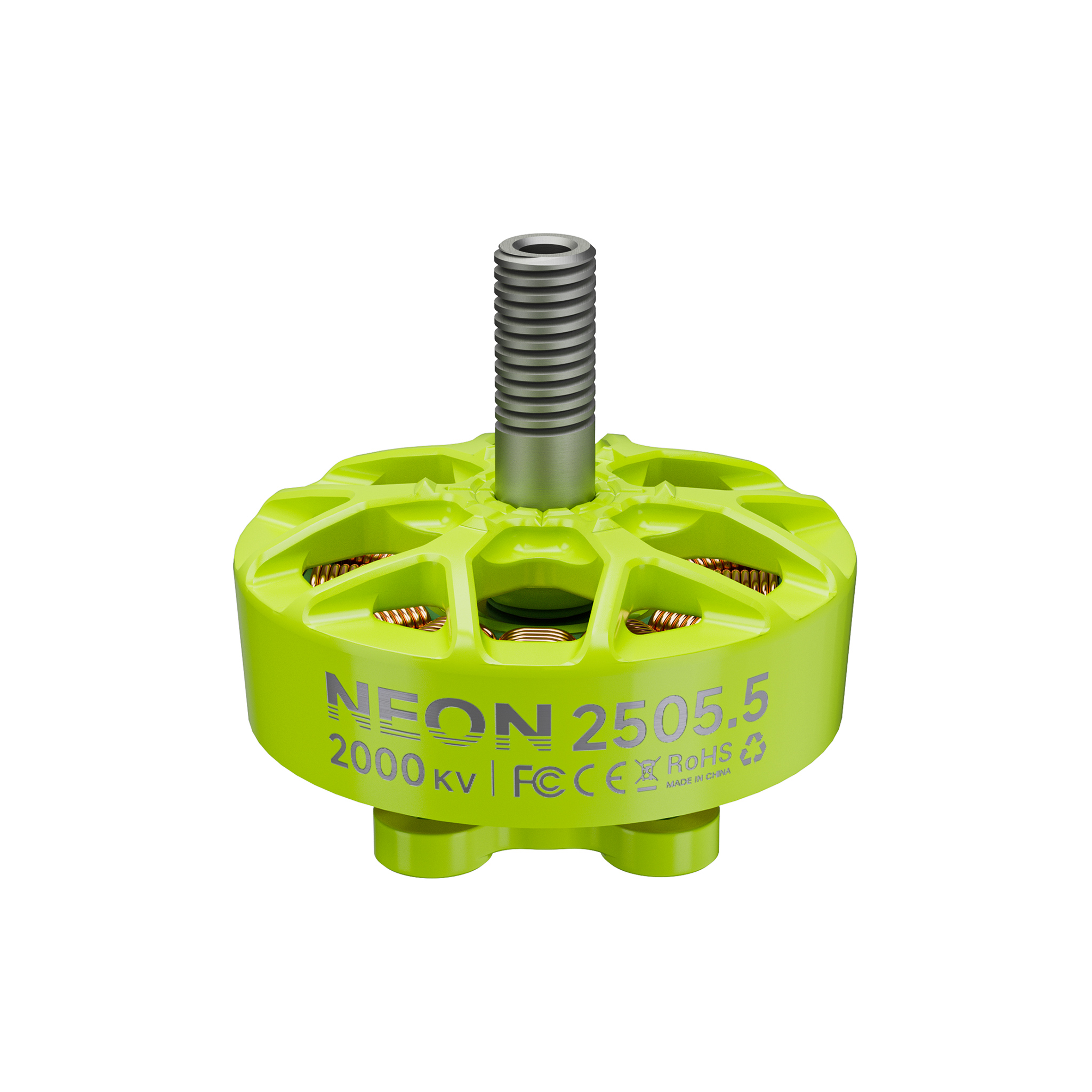 Brushless Motor MEPS NEON 2505.5 for 5 inch FPV Freestyle Fluorescent green 2500kv 6s for RC Drone