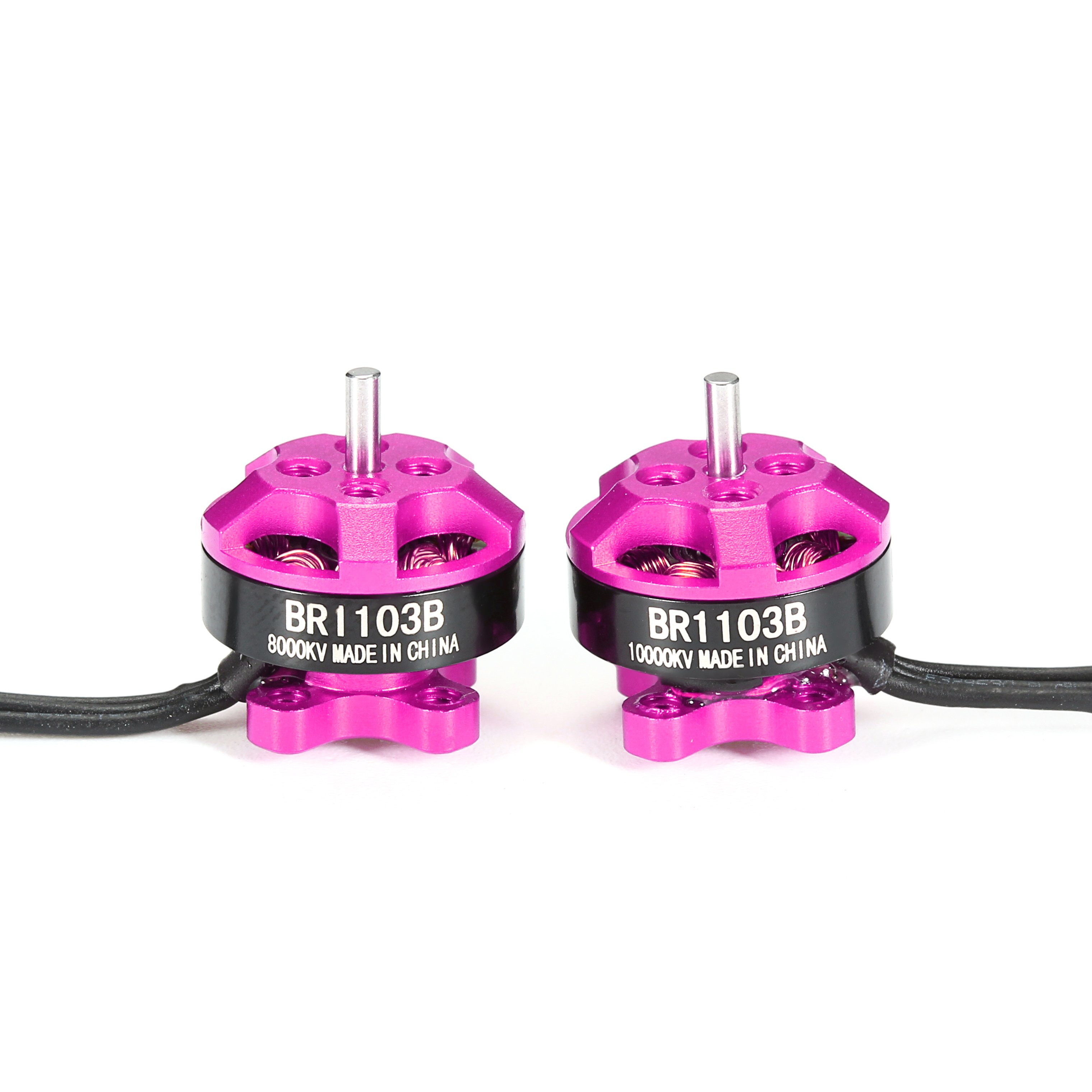 Brushless Motor Racerstar BR1103B Racing Edition Pink 8000kv 1-3s for RC Drone