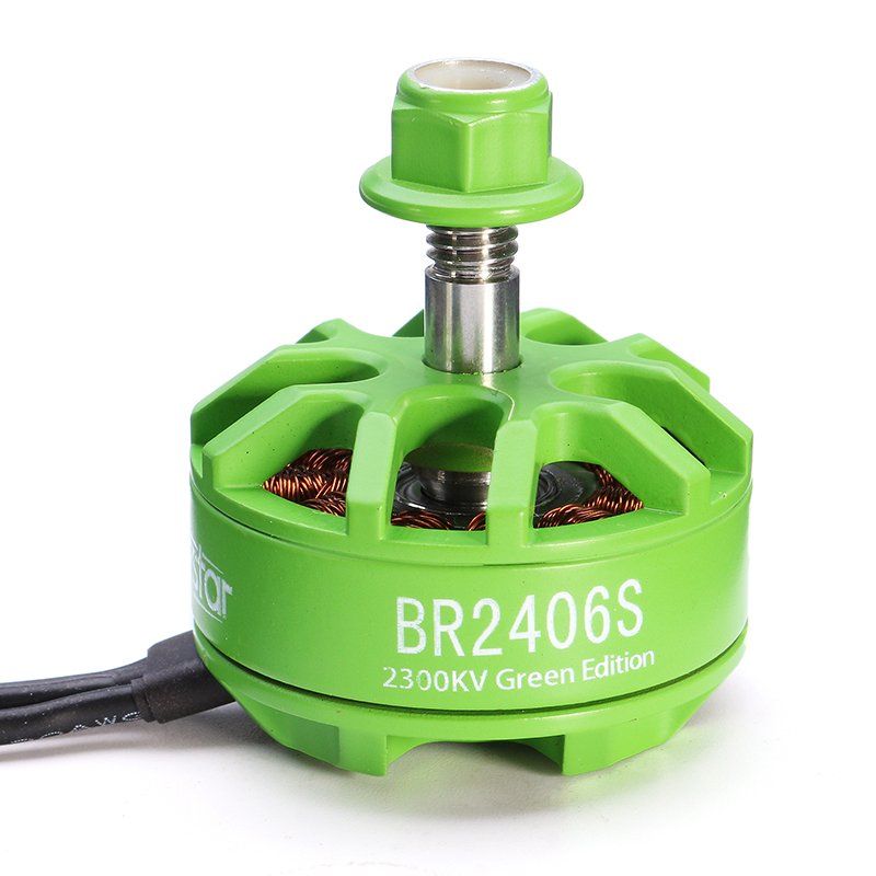 Brushless Motor Racerstar BR2406S Green Edition 2300kv 2-5s for RC Drone