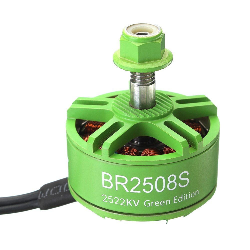 Brushless Motor Racerstar BR2508S Green Edition 2522kv 3-5s for RC Drone