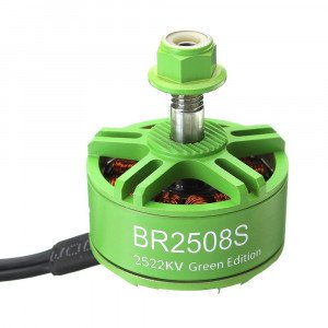 Brushless Motor Racerstar BR2508S Green Edition 1275kv 4-6s for RC Drone